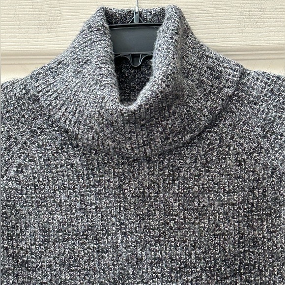 Madewell Eastbrook Turtle Neck Crossover Open Back Wool Blend Sweater Size M - Picture 7 of 11